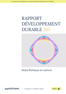 Rapport Developpement Durable 2024